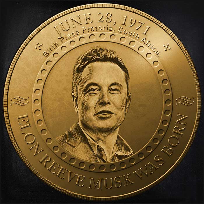 CoineryNft #1 Elon Musk Biography NFT Coin