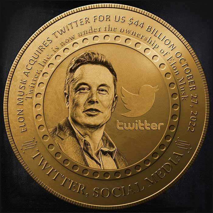 CoineryNft #14 Elon Musk Biography NFT Coin