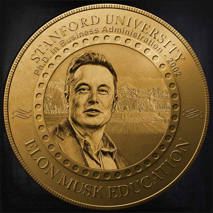 CoineryNft #5 Elon Musk Biography NFT Coin