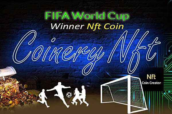 Coinerynft Banner Neon World Cup Winner Nft Coin