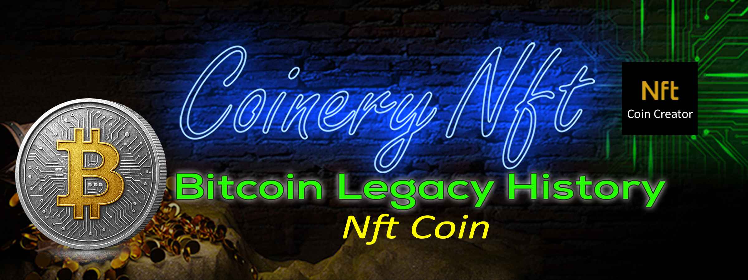 Bitcoin Legacy History NFT Coin – Digital Art of Crypto’s Greatest Moments
