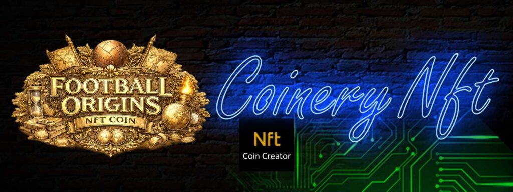 Football Origins Pre 1930 NFT Collection banner showing historical football coin series.